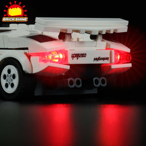 Brick Shine -  Light Kit for LEGO® Lamborghini Countach 76908