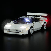 Brick Shine -  Light Kit for LEGO® Lamborghini Countach 76908
