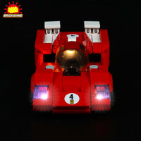 Brick Shine - GC Light kit for LEGO® Speed Champions 1970 Ferrari 512 M 76906
