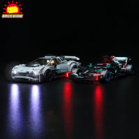 Brick Shine - GC Light kit for LEGO® Speed Champions Mercedes AMG 76909
