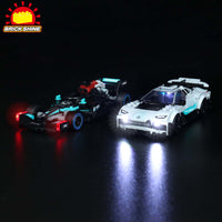 Brick Shine -  Light kit for LEGO® Speed Champions Mercedes AMG 76909
