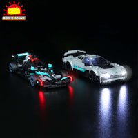 Brick Shine -  Light kit for LEGO® Speed Champions Mercedes AMG 76909
