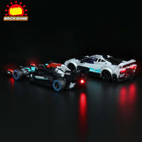 Brick Shine -  Light kit for LEGO® Speed Champions Mercedes AMG 76909
