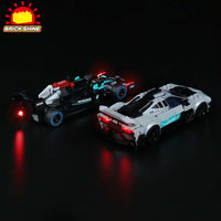 Brick Shine -  Light kit for LEGO® Speed Champions Mercedes AMG 76909
