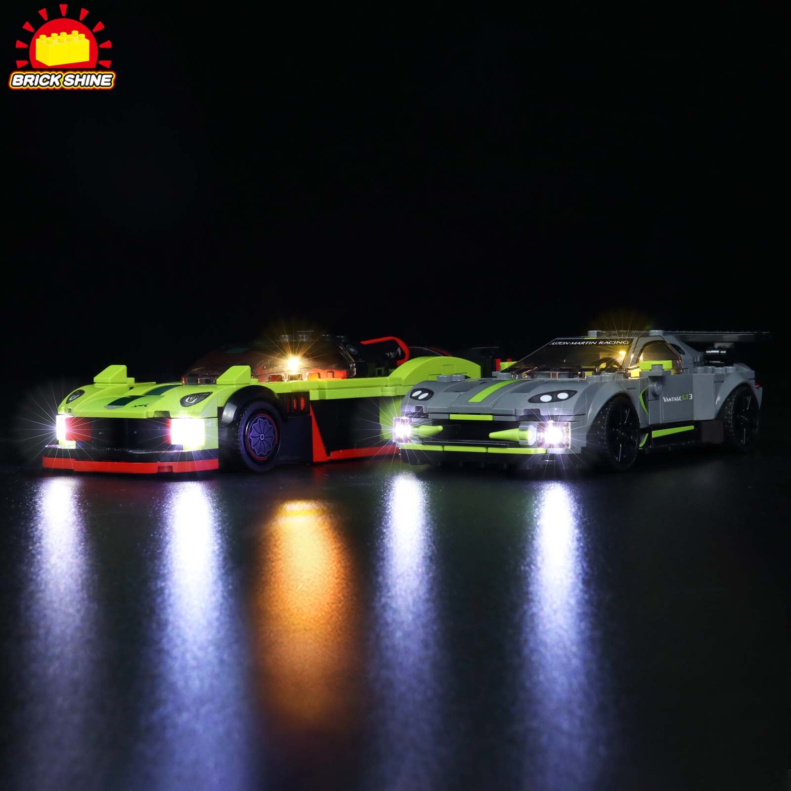 Brick Shine GC Light kit for LEGO Speed Champions Aston Martin