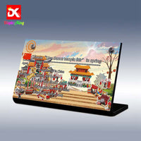 Display King - Display plaque for LEGO Chinese New Year Lion Dance 80104 and Temple Fair 80105
