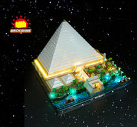 Brick Shine  GC Light Kit for LEGO® Great Pyramid of Giza 21058
