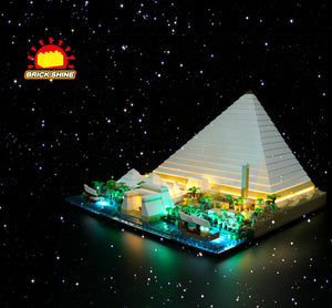 Brick Shine  GC Light Kit for LEGO® Great Pyramid of Giza 21058