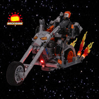 Brick Shine  GC Light Kit for LEGO® Ghost Rider Mech & Bike 76245
