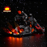 Brick Shine  GC Light Kit for LEGO® Ghost Rider Mech & Bike 76245
