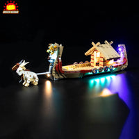 Brick Shine  GC Light Kit for LEGO® The Goat Boat 76208
