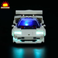 Brick Shine  GC Light Kit for LEGO® Speed Champions Lamborghini Countach 76908
