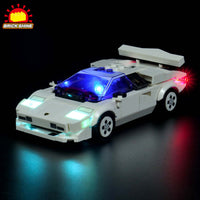 Brick Shine  GC Light Kit for LEGO® Speed Champions Lamborghini Countach 76908
