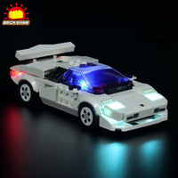 Brick Shine  GC Light Kit for LEGO® Speed Champions Lamborghini Countach 76908
