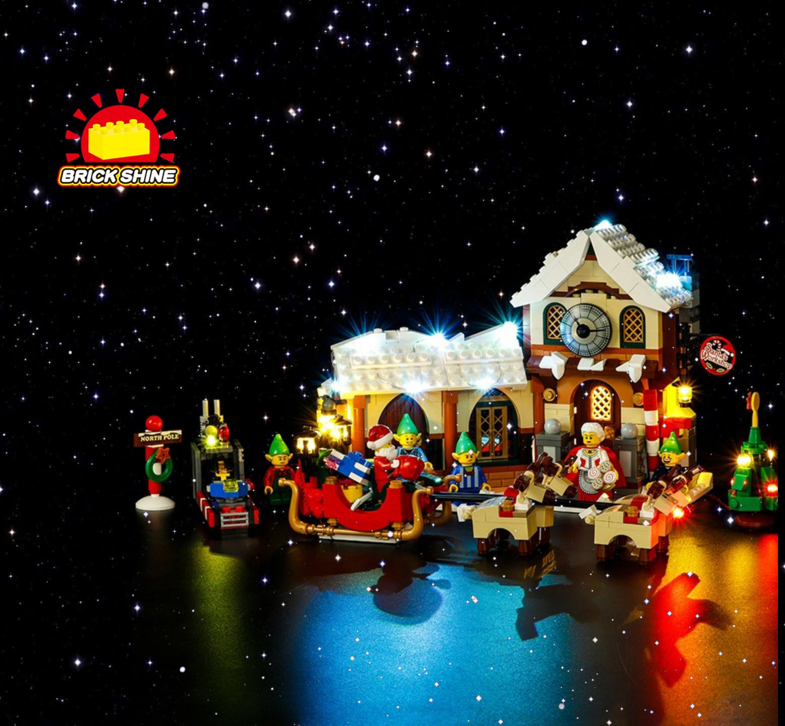 Brick Shine Light Kit for LEGO® Santa's Workshop 10245 Goodstuff