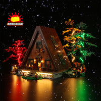 Brick Shine -  Light Kit for LEGO® A-Frame Cabin 21338
