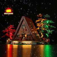 Brick Shine -  Light Kit for LEGO® A-Frame Cabin 21338
