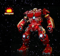 Brick Shine -  Light Kit for LEGO® Hulkbuster 76210
