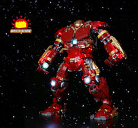 Brick Shine -  Light Kit for LEGO® Hulkbuster 76210
