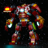 Brick Shine -  Light Kit for LEGO® The Hulkbuster: The Battle of Wakanda 76247
