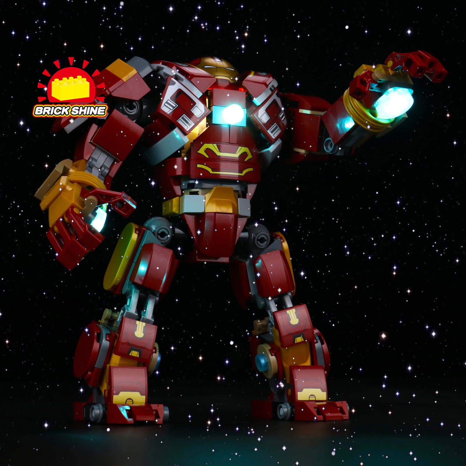 Brick Shine - Light Kit for LEGO® The Hulkbuster: The Battle of