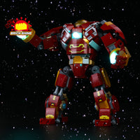 Brick Shine -  Light Kit for LEGO® The Hulkbuster: The Battle of Wakanda 76247
