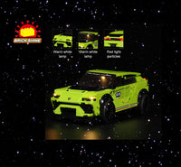 Brick Shine Light  Kit for LEGO® Lamborghini Urus ST-X & HuracÃ¡n Super Trofeo EVO 76899
