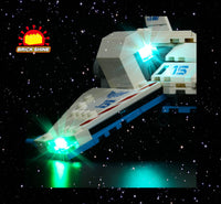 Brick Shine -  Light Kit for LEGO® XL-15 Spaceship 76832
