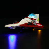 Brick Shine -  Light Kit for LEGO® Star Wars OBI-Wan Kenobi's Jedi Starfighter 75333
