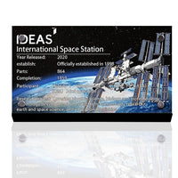 Display plaque for  LEGO International Space Station 21321