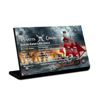 Display plaque  for Lego Queen Anne's Revenge 4195
