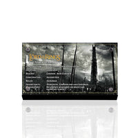 Display plaque  for LEGO The Lord of The Rings The Tower of Orthanc 10237
