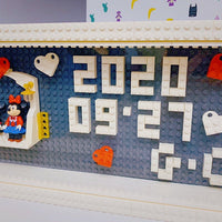 Personalized handmade brick frame