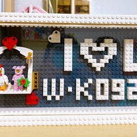 Personalized handmade brick frame