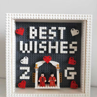 Personalized handmade brick frame