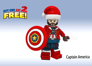 Minifigures Avengers Marvel Christmas Characters - a set of 3 x minifigures