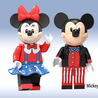 Minifigures Disney couple Characters  - a set of 3 x minifigures