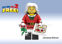 Minifigures Avengers Marvel Christmas Characters  - a set of 3 x minifigures
