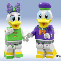 Minifigures Disney couple Characters  - a set of 3 x minifigures
