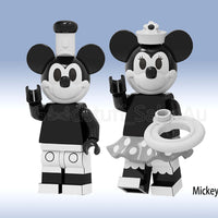 Minifigures Disney couple Characters  - a set of 3 x minifigures
