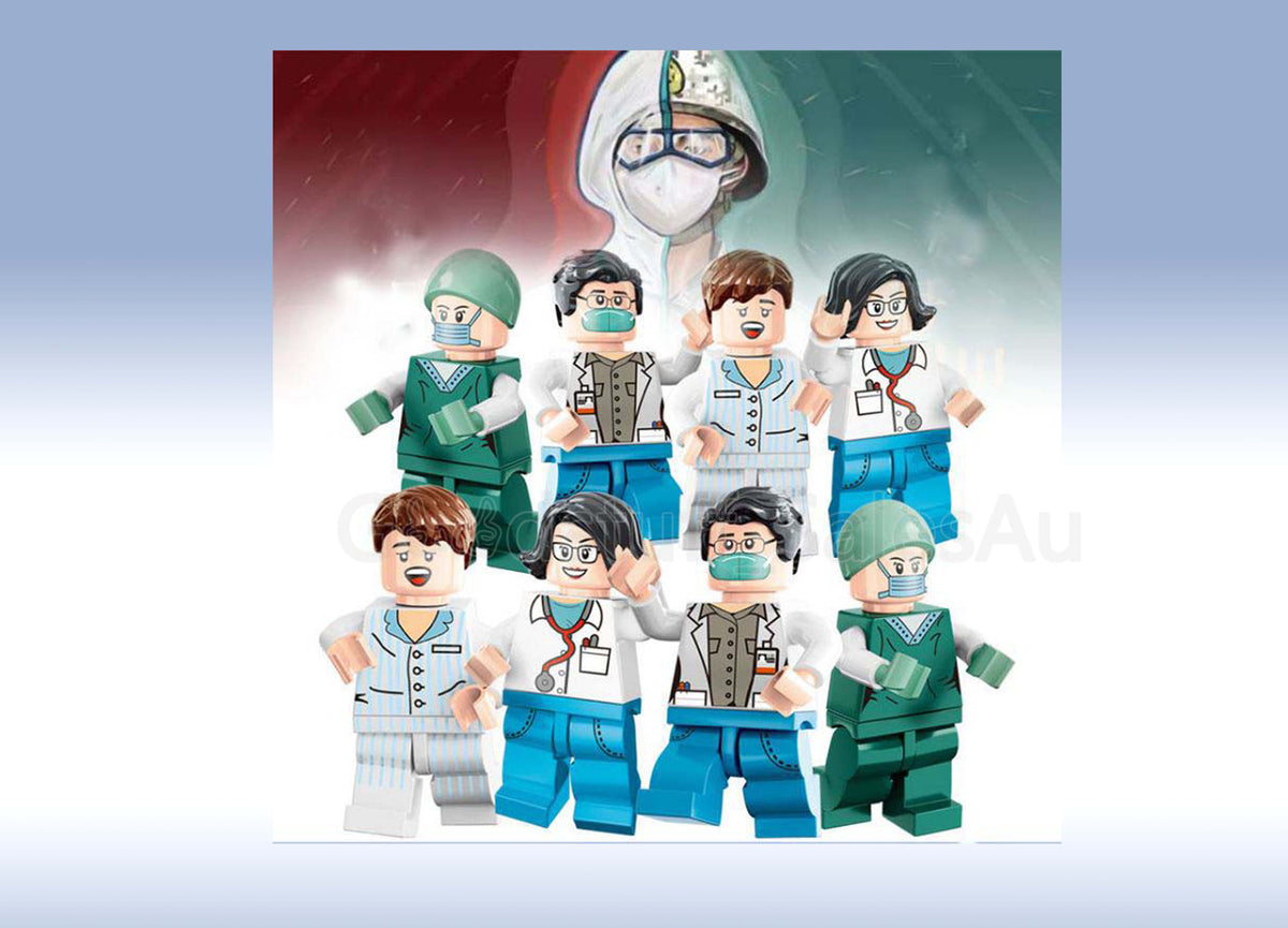 Minifigures doctors Characters - a set of 3 x minifigures | Goodstuff ...
