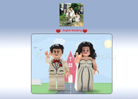 Minifigures handmade Wedding Style Characters
