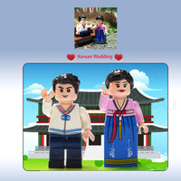 Minifigures handmade Wedding Style Characters