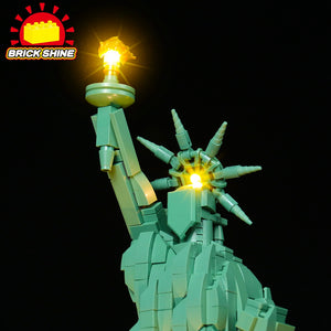 Brick Shine -  Light Kit for LEGO® Architecture Statue of Liberty 21042