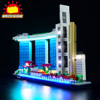 Brick Shine -  Light Kit for LEGO® Architecture Singapore 21057
