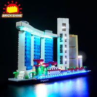 Brick Shine -  Light Kit for LEGO® Architecture Singapore 21057
