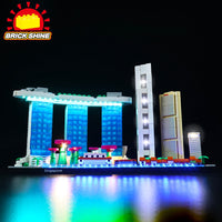 Brick Shine -  Light Kit for LEGO® Architecture Singapore 21057
