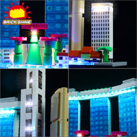 Brick Shine -  Light Kit for LEGO® Architecture Singapore 21057
