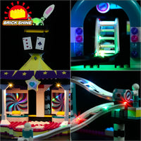 Brick Shine - Light Kit for LEGO® Magical Funfair Roller Coaster 41685
