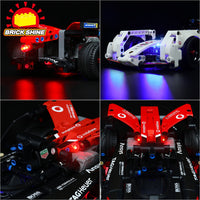 Brick Shine - Light kit for LEGO® Formula E Porsche 99X Electric 42137
